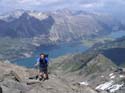 IMGP4158 On Piz la Margna, in Engadin.THe small island in the lake is the goal of the next camping trip